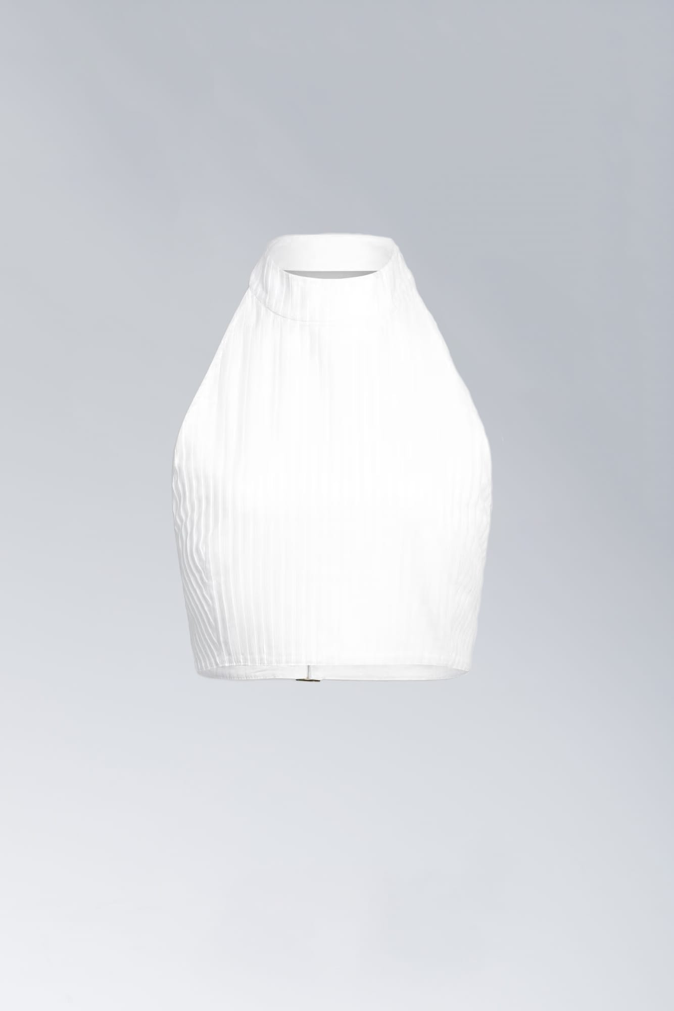Alaïa Plastron Top in White