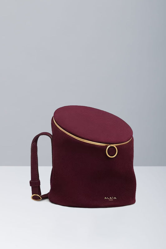 Alaïa Small Bag In Rouge Grenat side