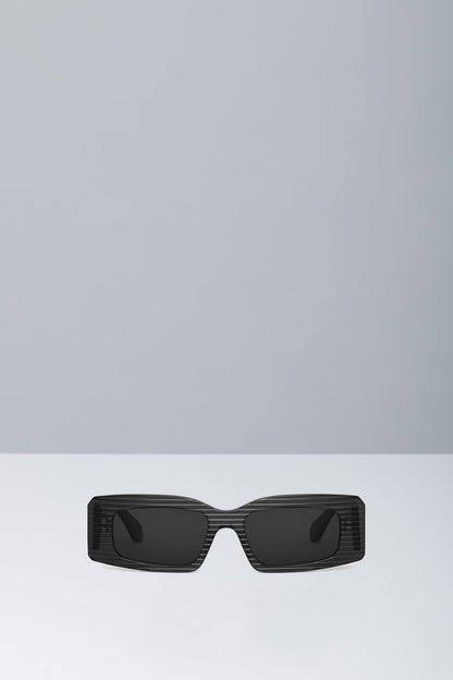Alaïa Two Tone Black Sunglasses in Acetate