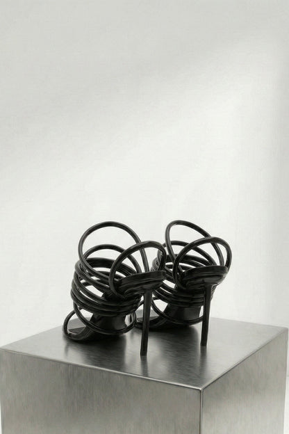 Alaïa Wrap Sandals back