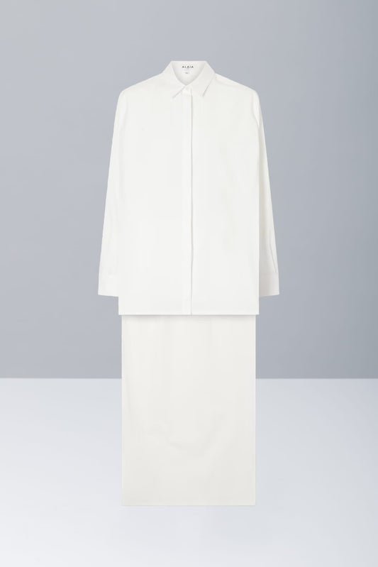 Alaïa Asym Poplin Shirt