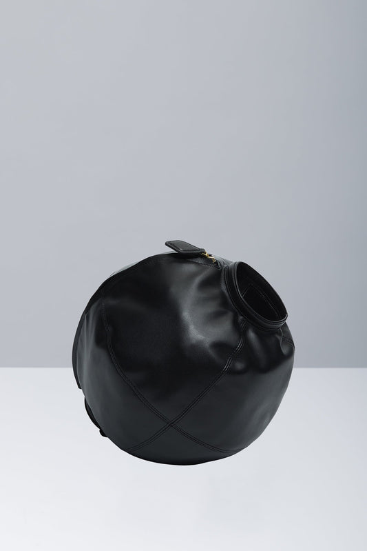 Alaïa Leather Bracelet Bag In Noir