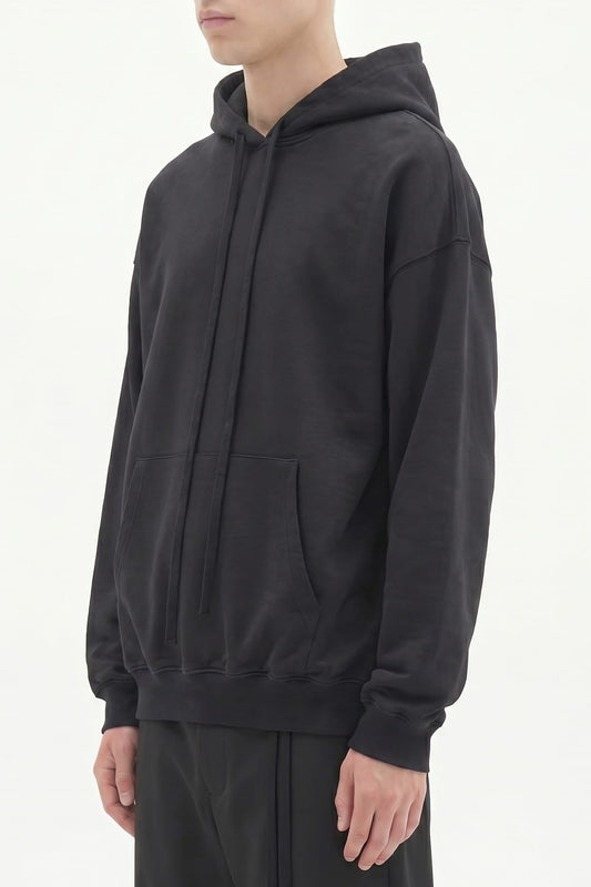 Ann Demeulemeester Bardi Comfort Hoodie with Frame Print SS26 side