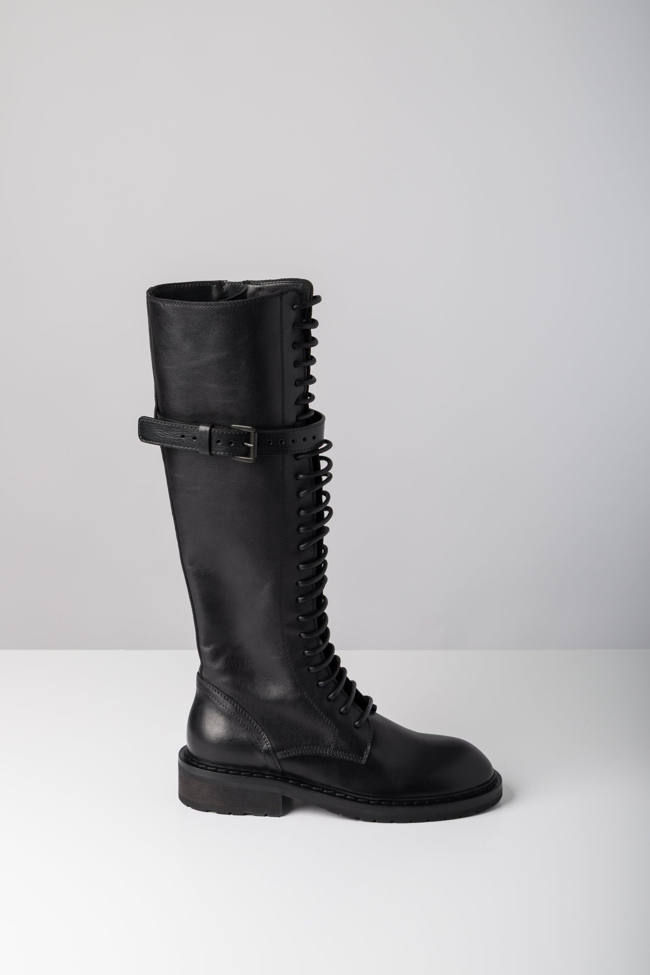 Ann Demeulemeester Danny Lace Up Boots In Black