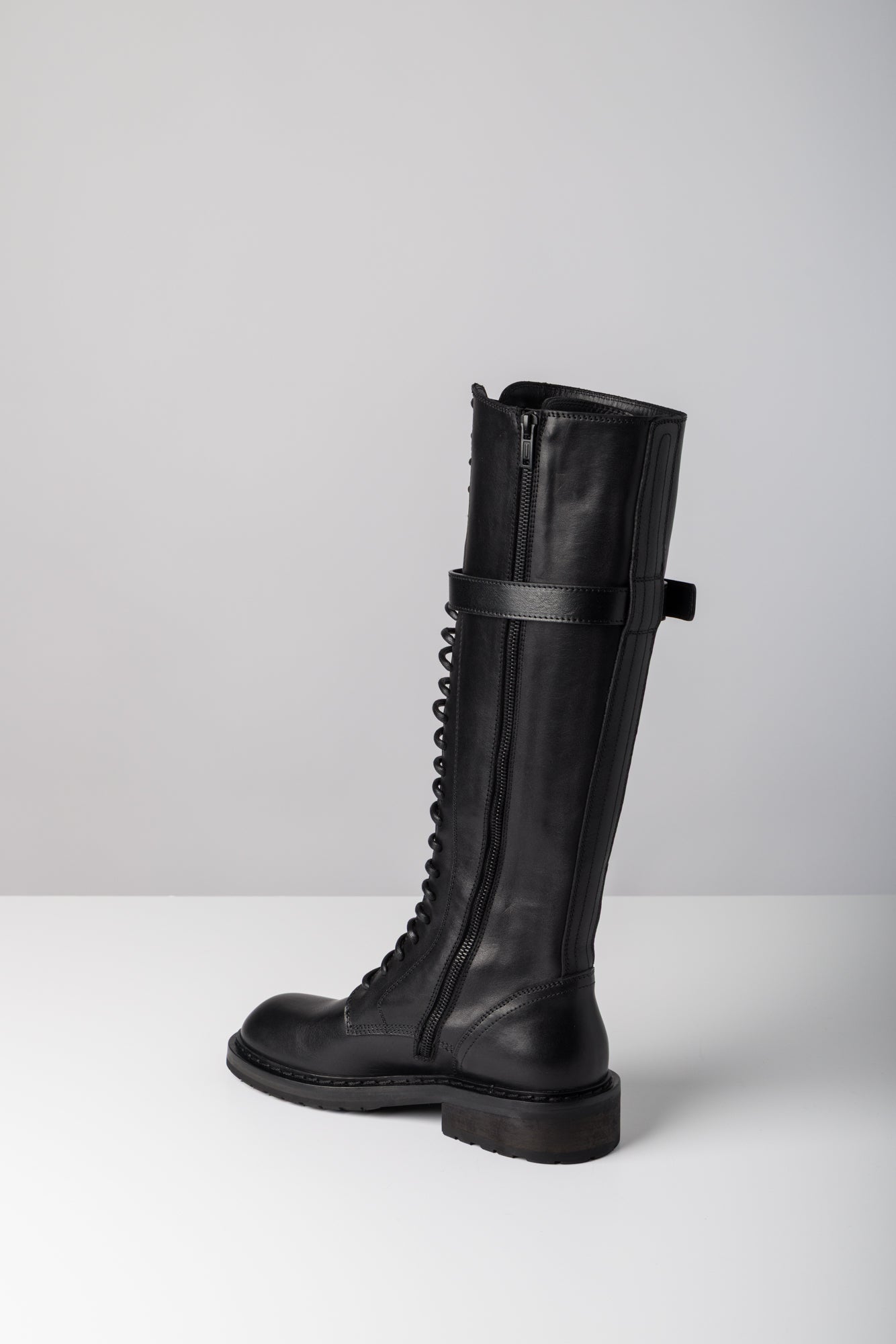 Ann Demeulemeester Danny Lace Up Boots In Black