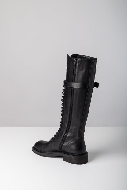 Ann Demeulemeester Danny Lace Up Boots In Black side
