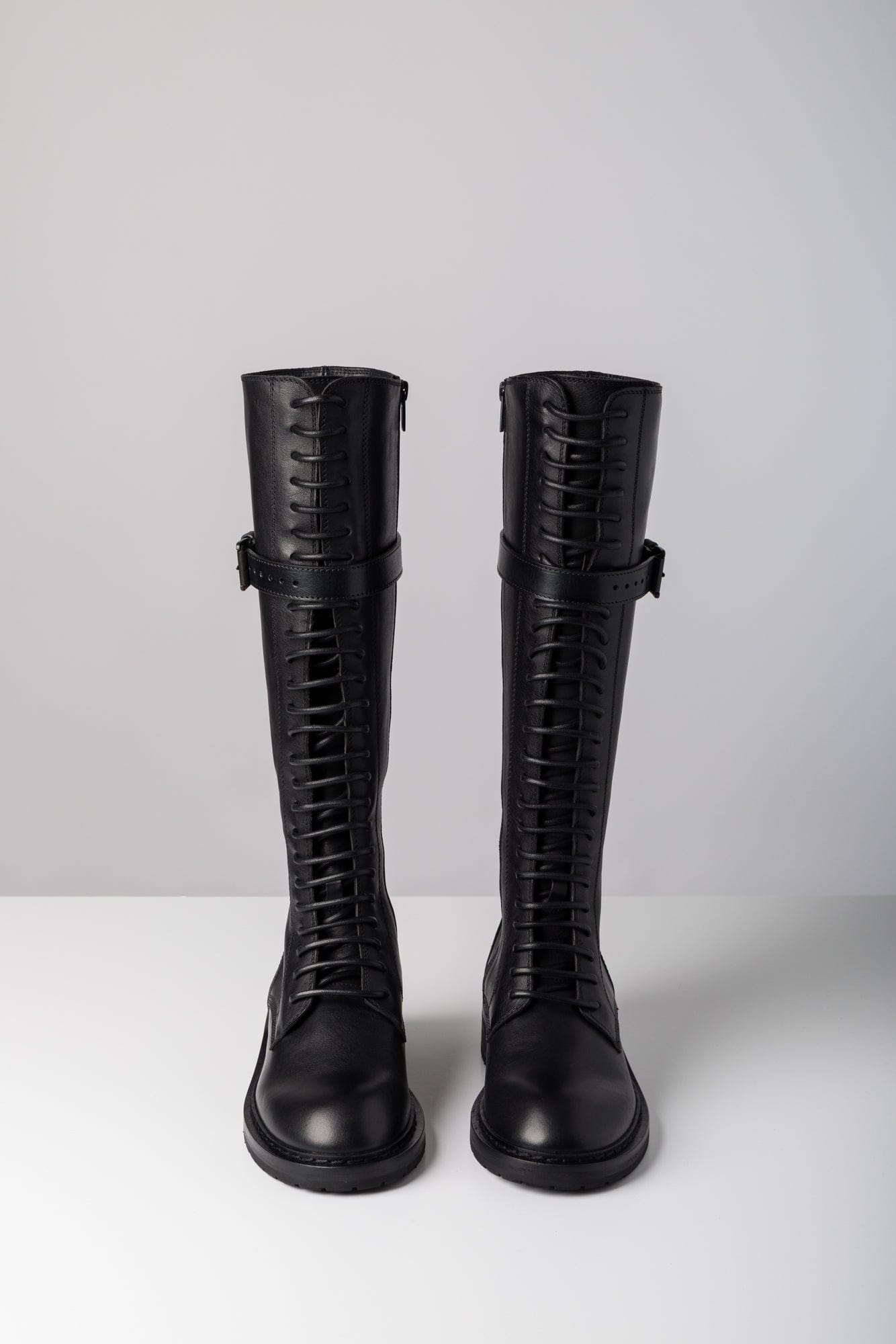 Ann Demeulemeester Danny Lace Up Boots In Black