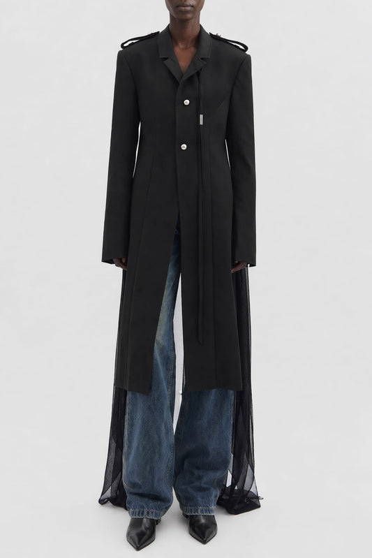 Ann Demeulemeester Fena Hybrid Overcoat