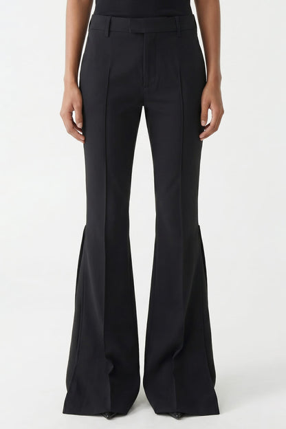 Ann Demeulemeester Fie Bootcut Trousers In Black