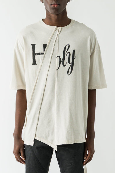 ANN DEMEULEMEESTER white narrow tie 未使用品 Lidy Open Front Shirt with Lace Ribbons – Ann Demeulemeester