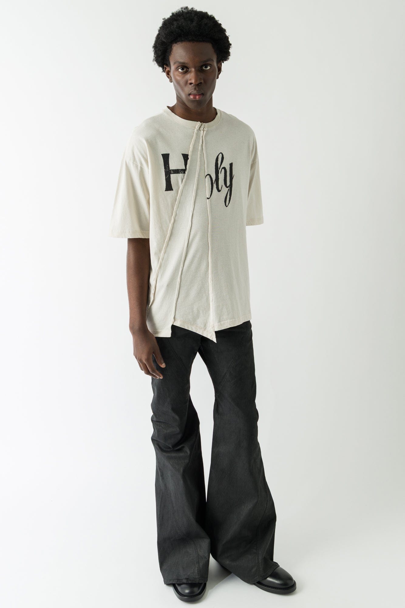 Ann Demeulemeester Frieke Printed T-shirt In Ivory