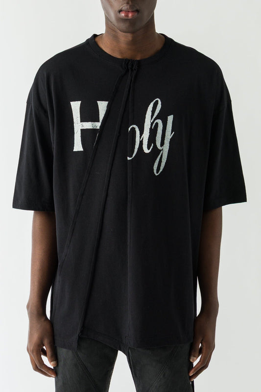 Ann Demeulemeester Hardon Printed T-Shirt In Black