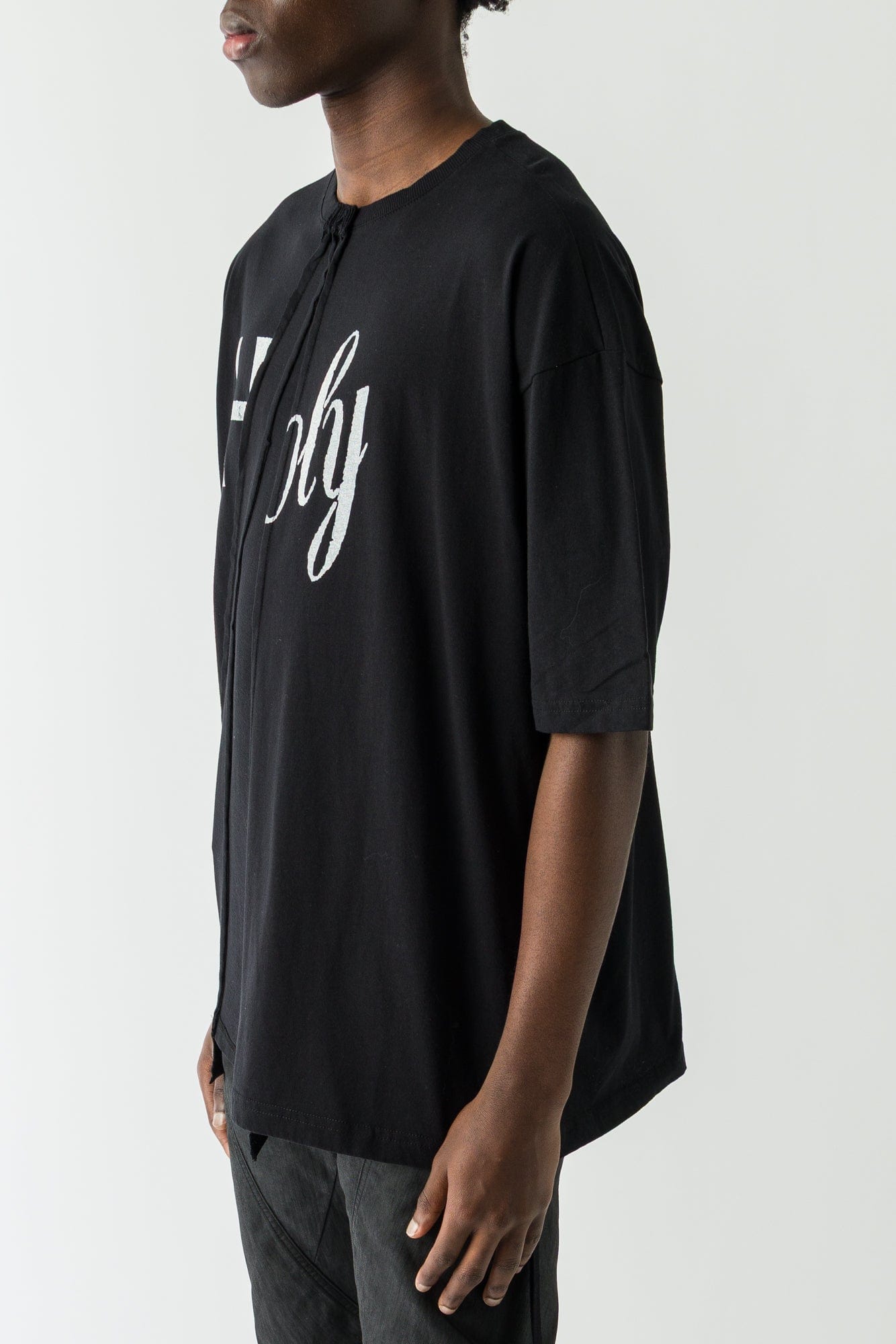 Ann Demeulemeester Hardon Printed T-Shirt In Black