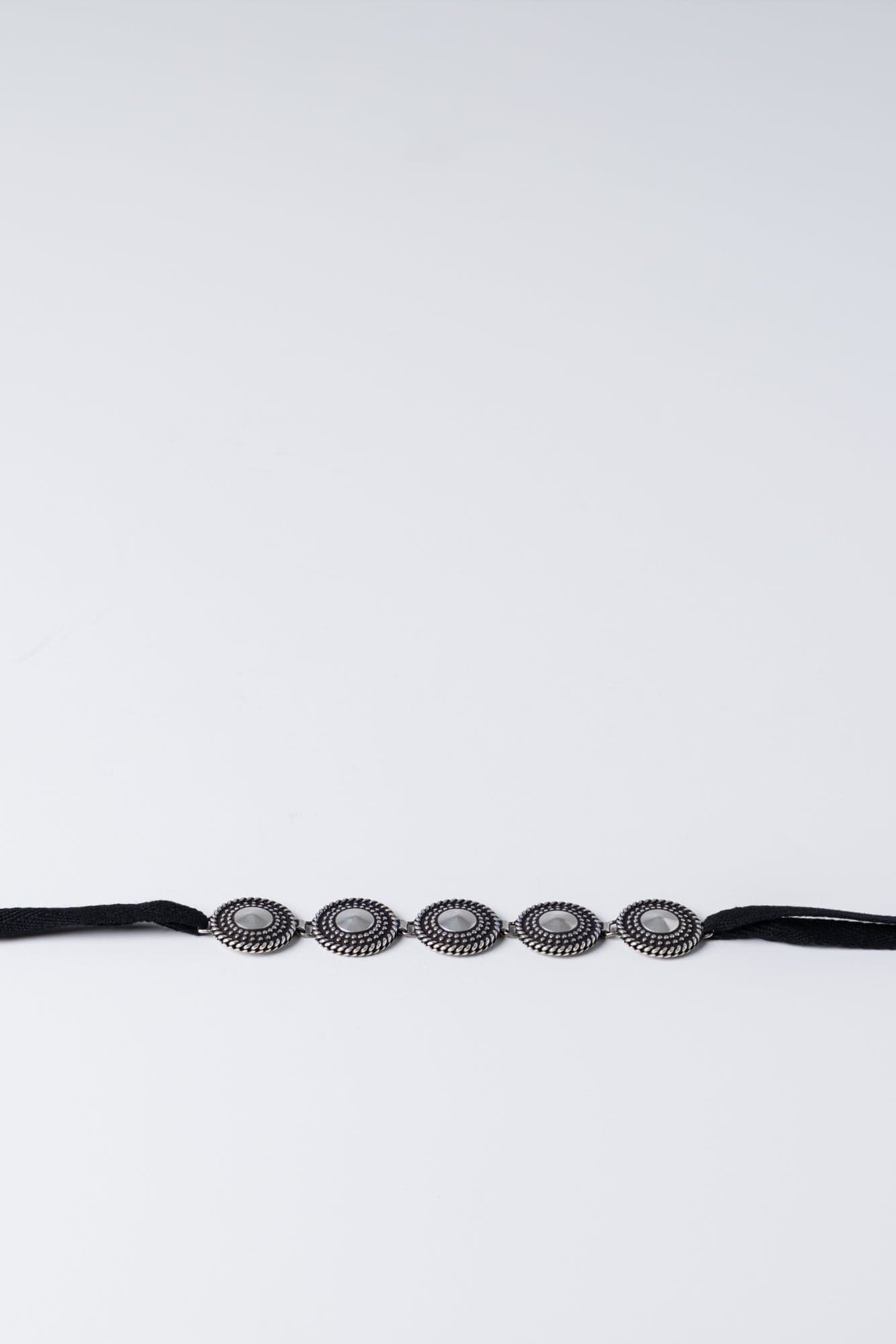 Ann Demeulemeester Ive Stud Bracelet In Black