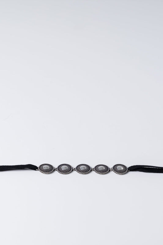 Ann Demeulemeester Ive Stud Bracelet In Black flat