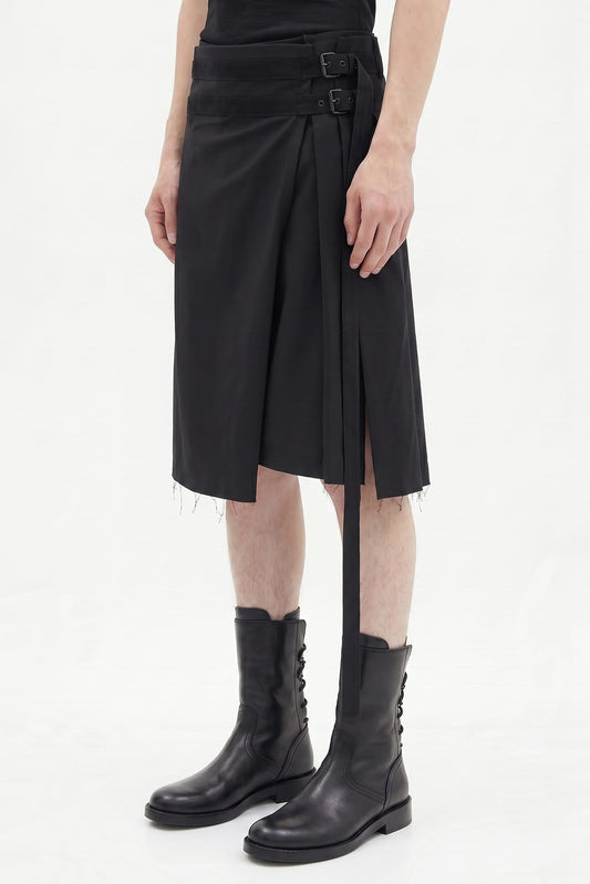 Ann Demeulemeester Knee Length Kilt SS26 side