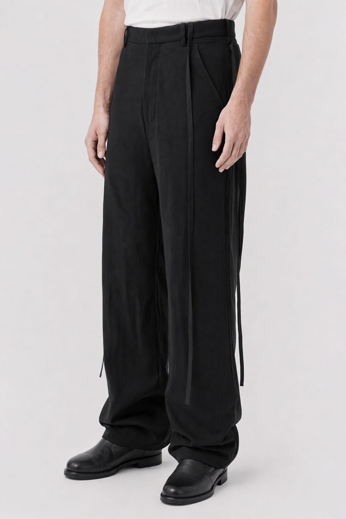 Ann Demeulemeester Leon Comfort Fit Trousers SS26 side