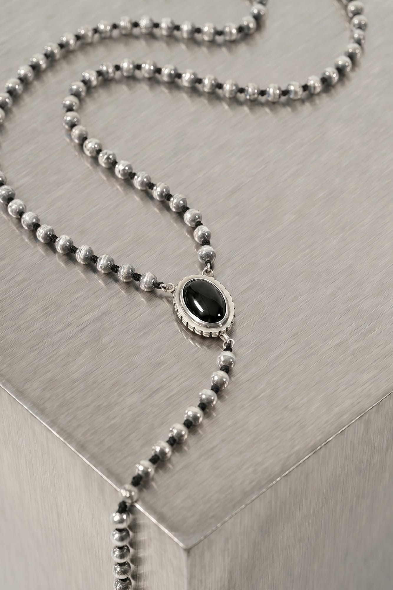 Ann Demeulemeester Nava Beaded Necklace side