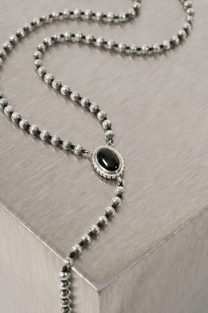 Ann Demeulemeester Nava Beaded Necklace side