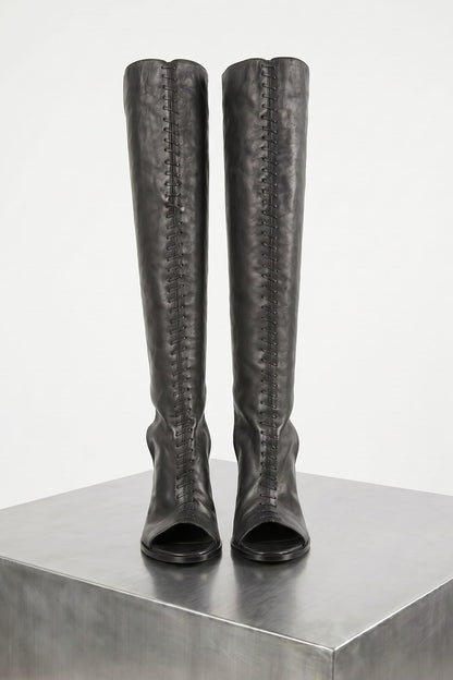 Ann Demeulemeester Seria High Heeled Boots SS26 front