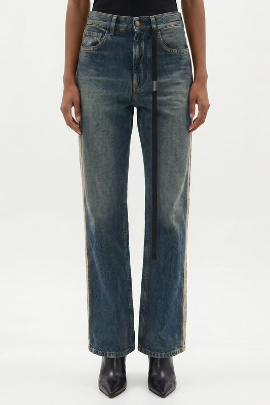 Ann Demeulemeester Zana Flared Trousers with Side Band