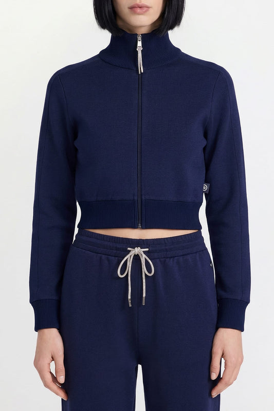 Area Retro Navy Zip Up