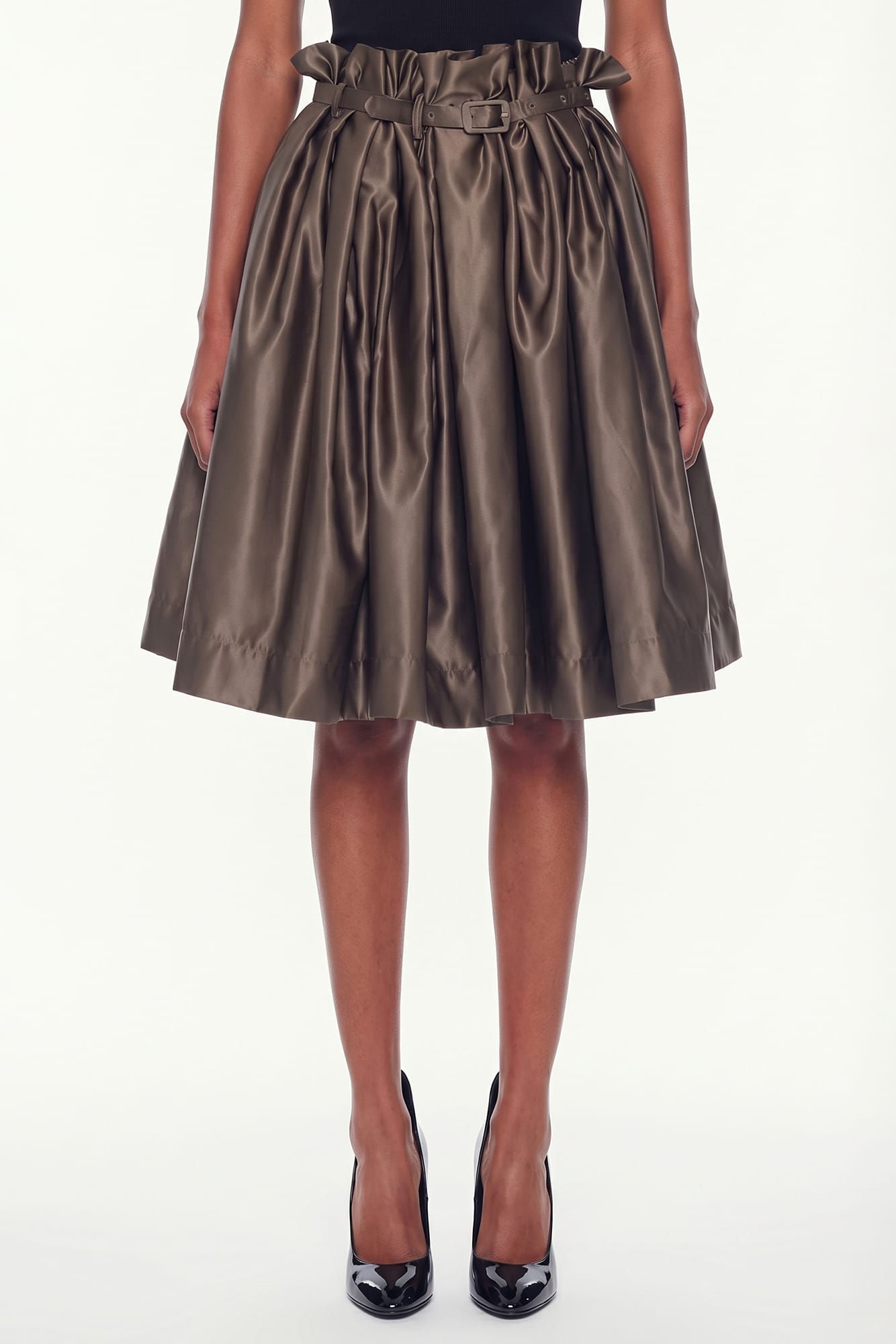 August Barron Belted Ballgown Skirt