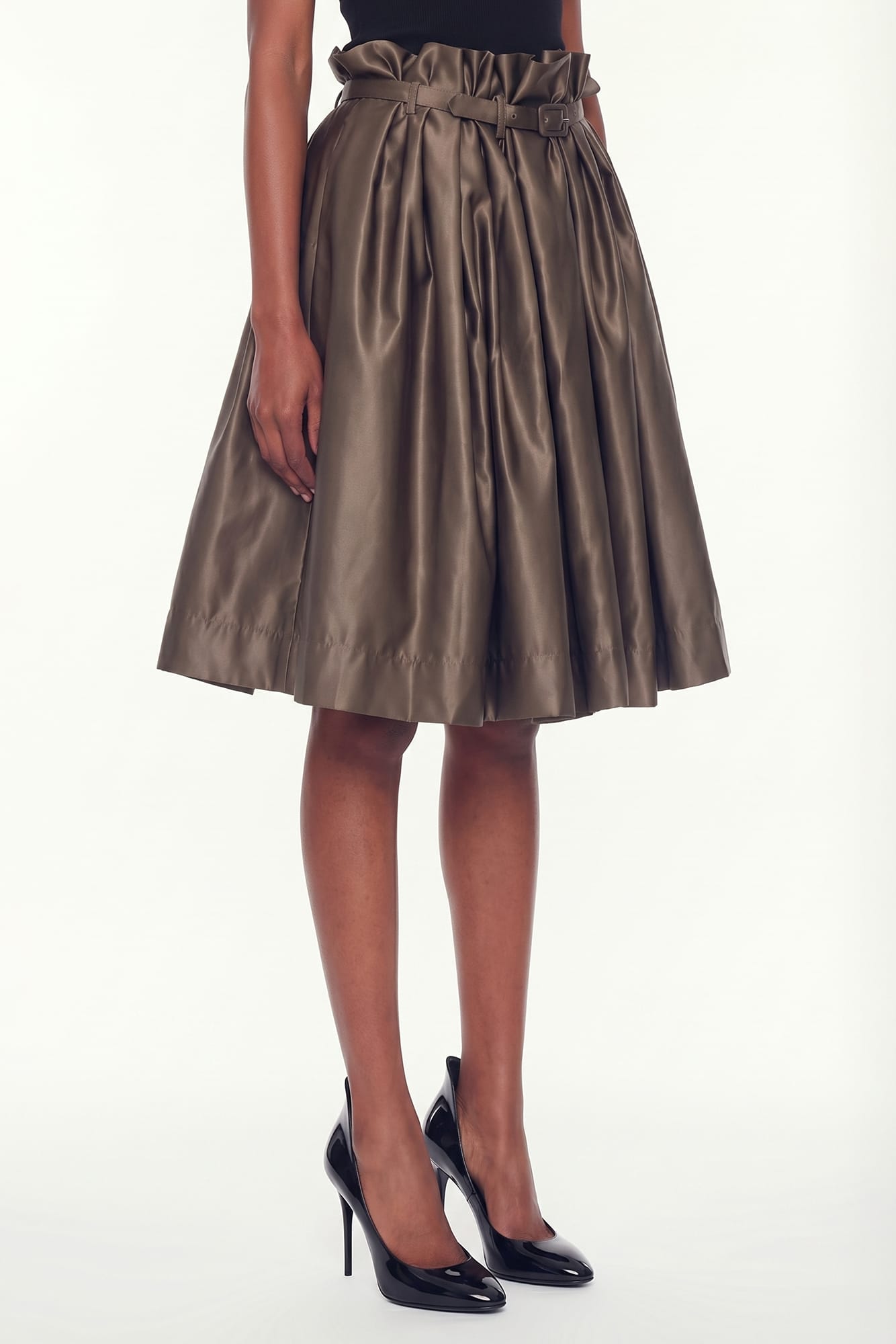 August Barron Belted Ballgown Skirt