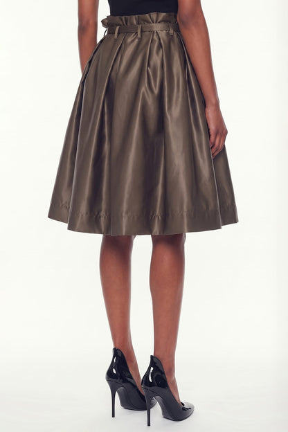 August Barron Belted Ballgown Skirt back