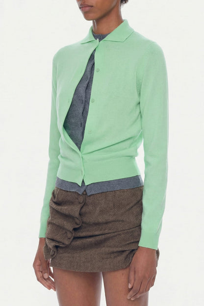August Barron Double Cardigan side