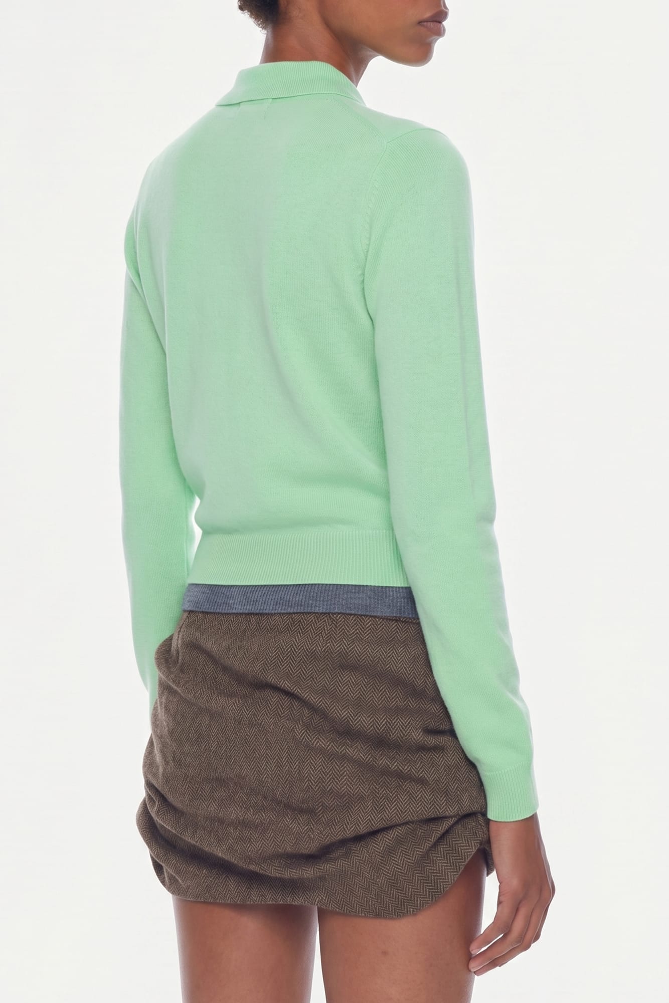 August Barron Double Cardigan back