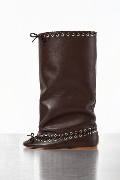 August Barron Level Boot Flats