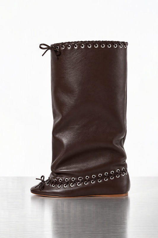 August Barron Level Boot Flats
