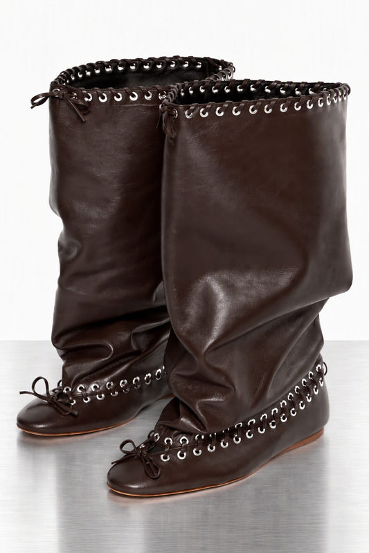 August Barron Level Boot Flats side