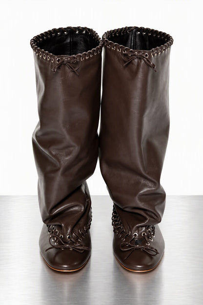 August Barron Level Boot Flats front
