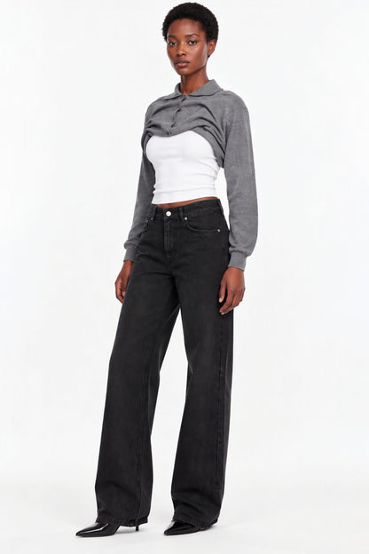 August Barron Lifted Cardigan full look