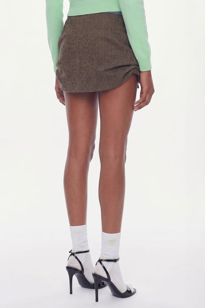 August Barron Lifted Pencil Skirt back
