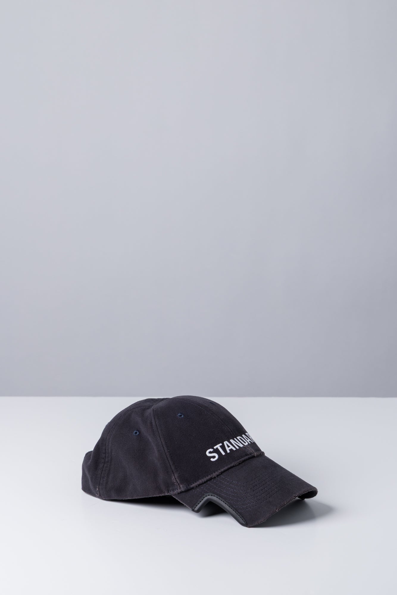 Balenciaga Baseball Cap In Washed Black side
