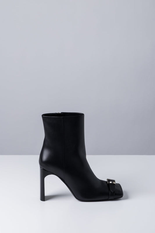 Balenciaga Bel Air Heeled Bootie In Black
