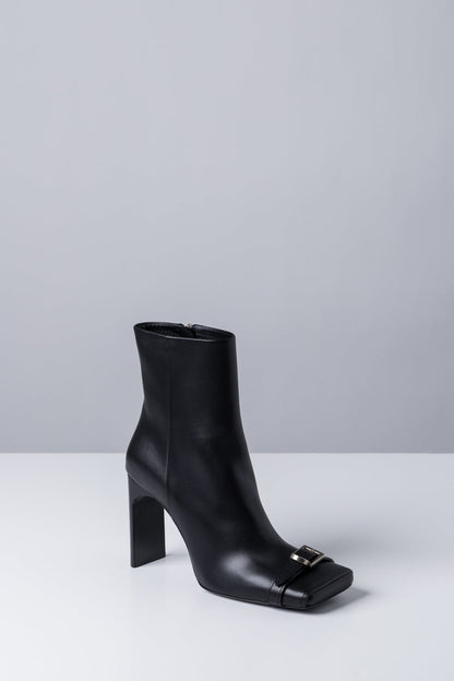 Balenciaga Bel Air Heeled Bootie In Black side