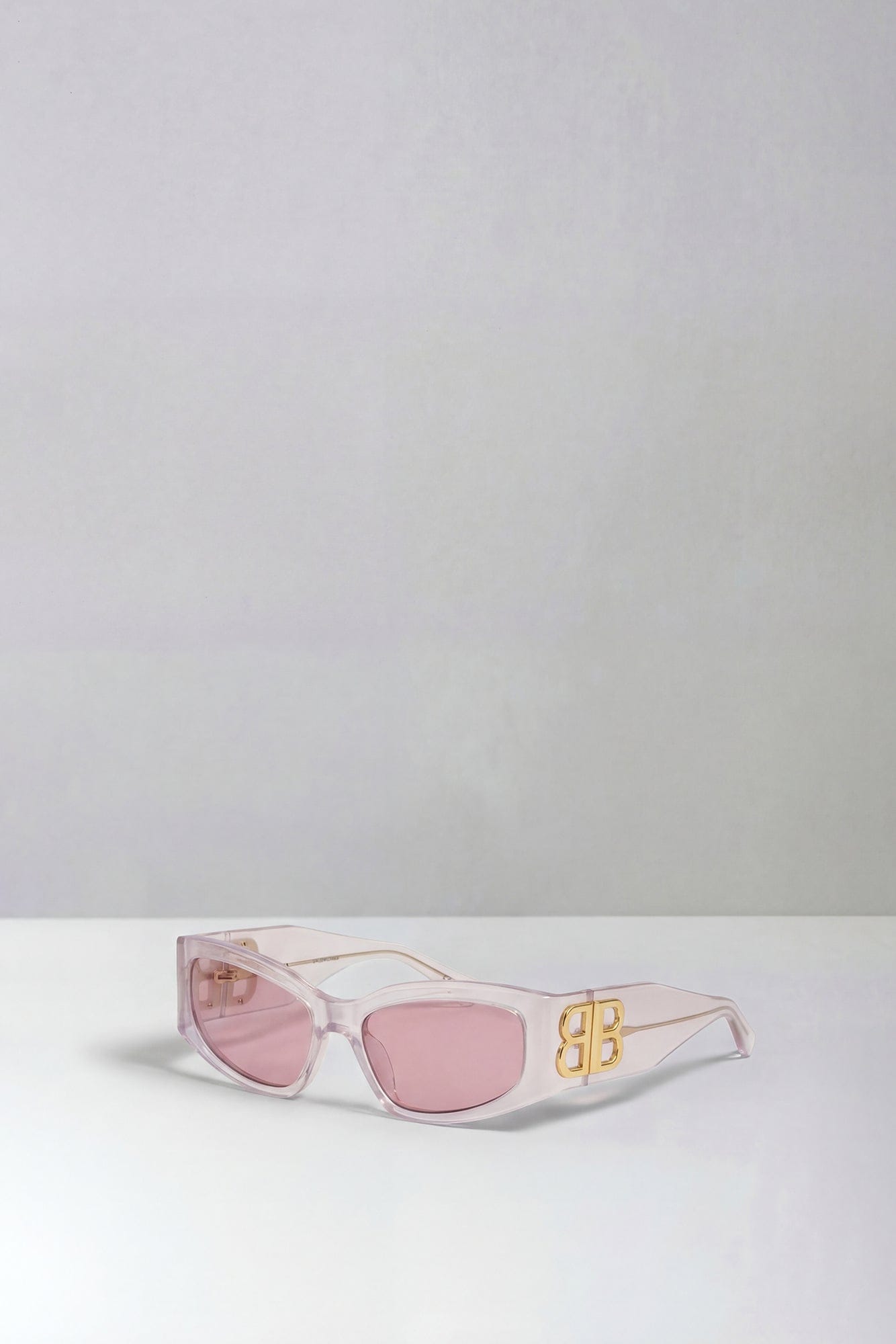 Balenciaga Bossy Cat Sunglasses in Beige