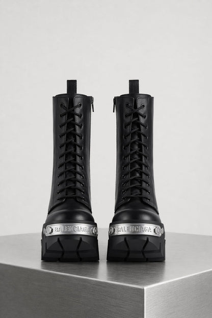 Balenciaga Bulldozer Lace Bootie front