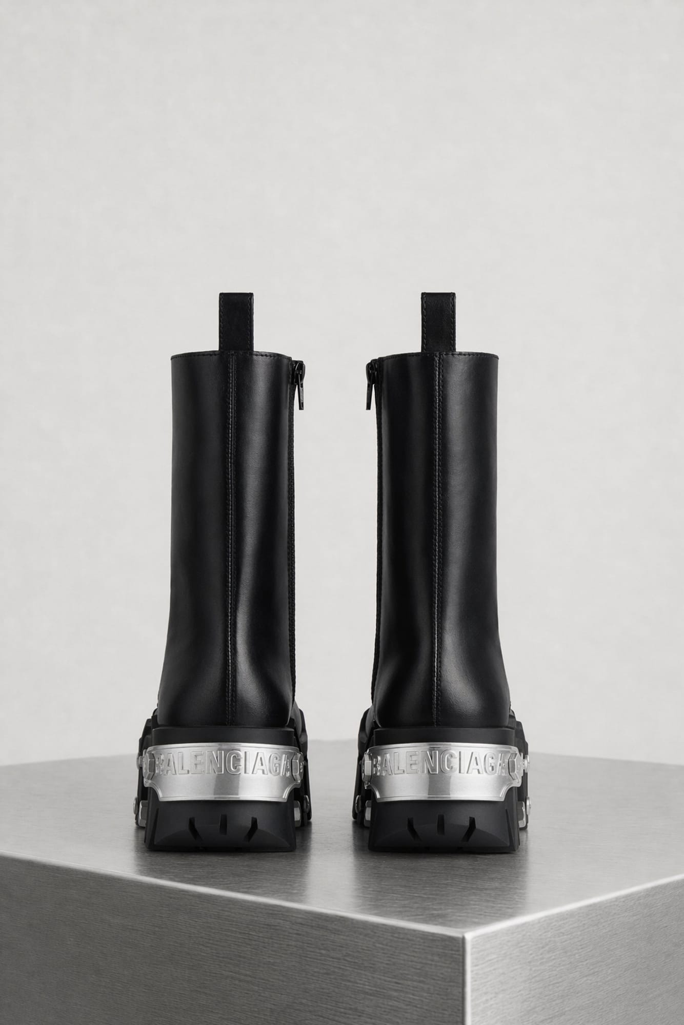 Balenciaga Bulldozer Lace Bootie