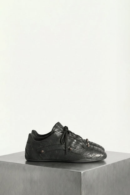 Balenciaga City Sneaker in Black and Brass SS26