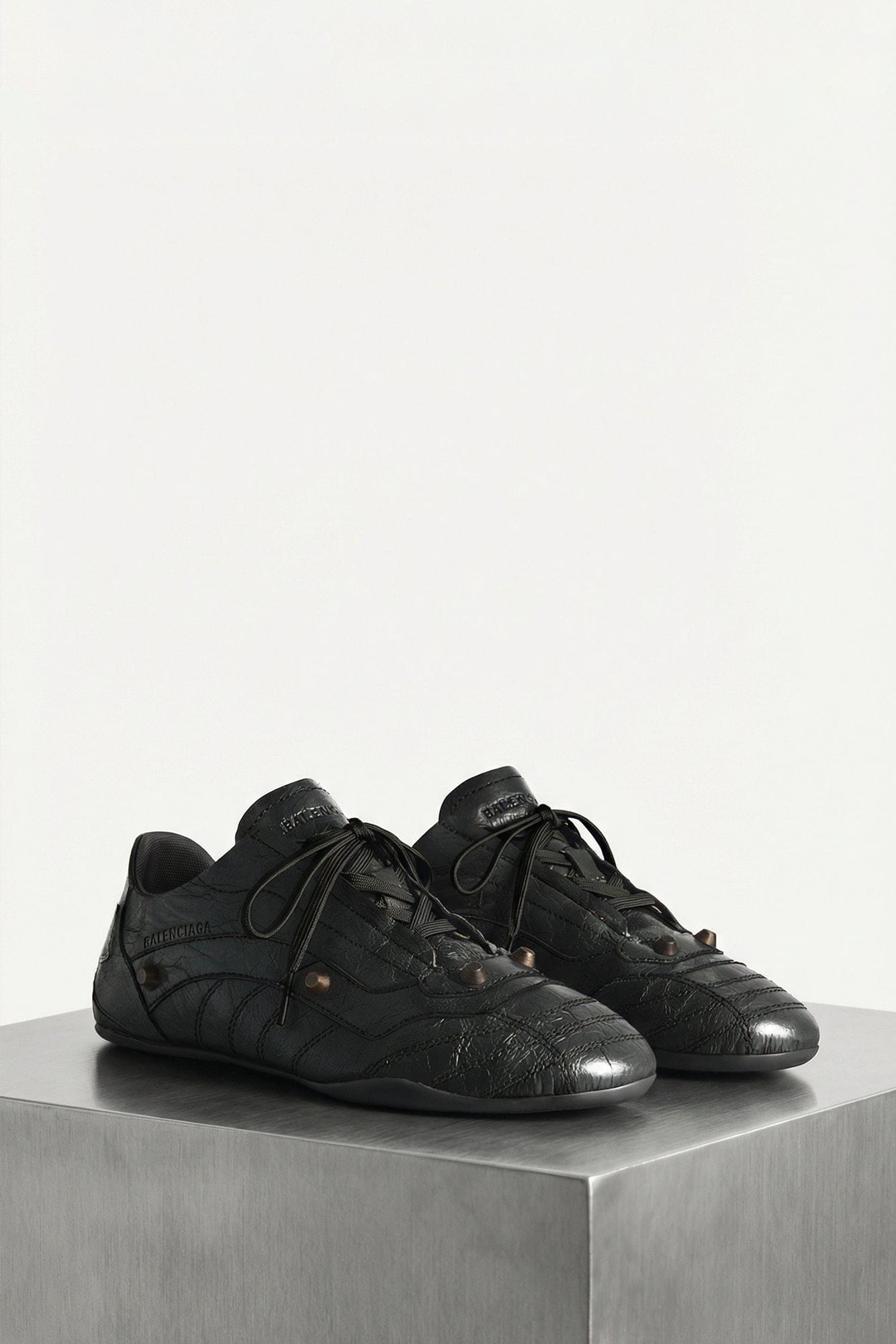 Balenciaga City Sneaker in Black and Brass SS26