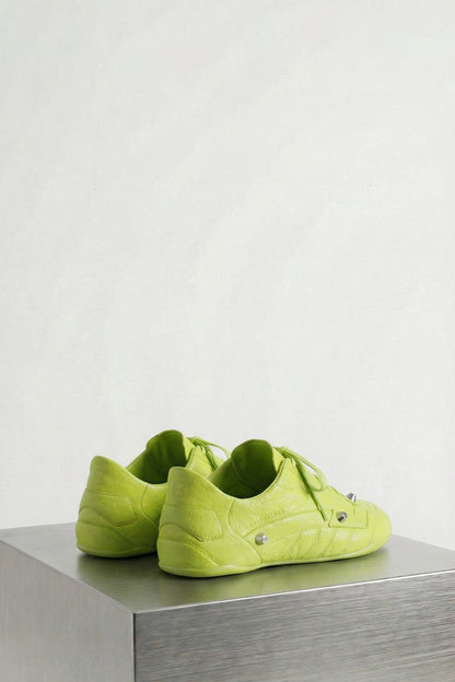 Balenciaga City Sneaker in Granny Green and Silver SS26 back