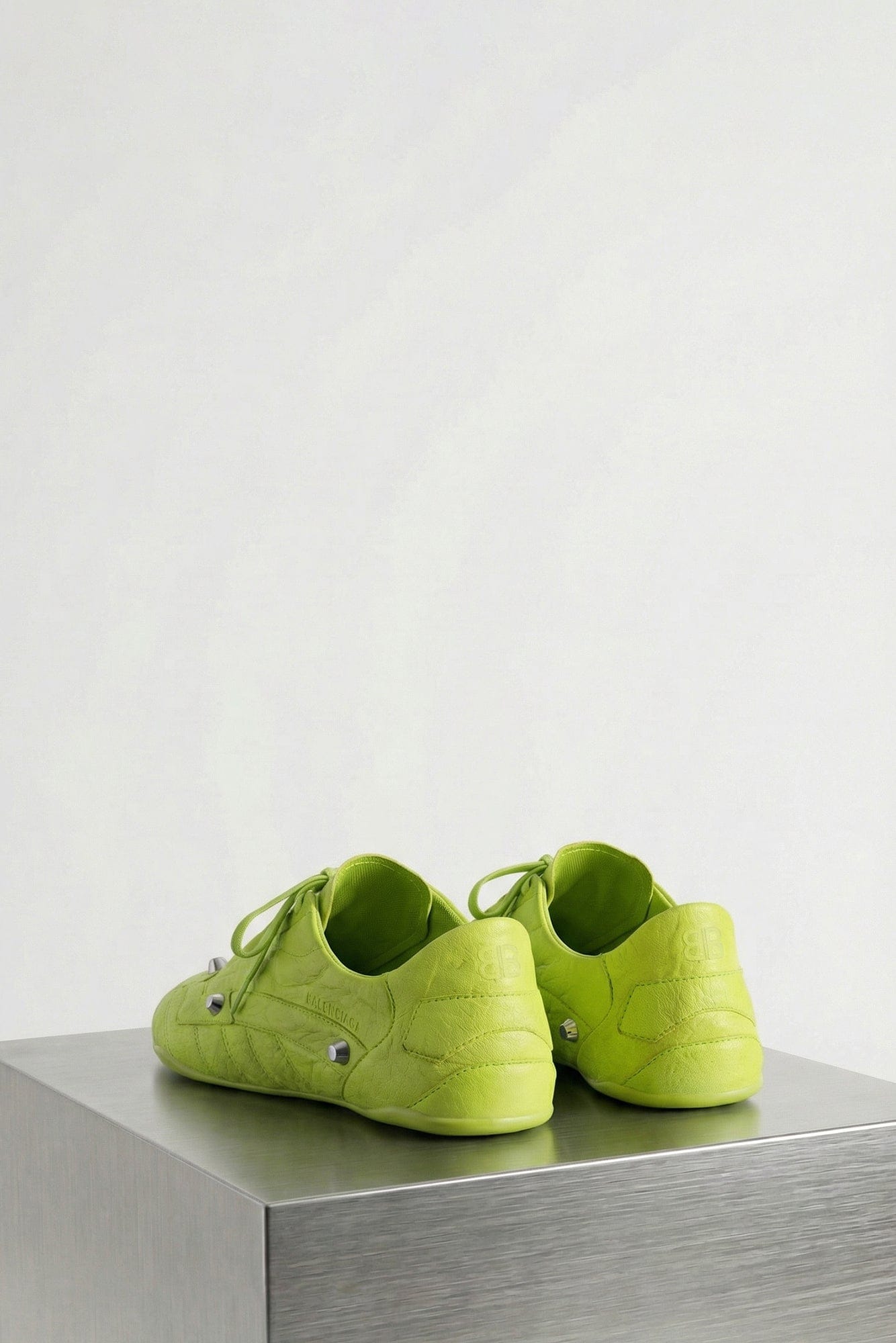 Balenciaga City Sneaker in Granny Green and Silver SS26