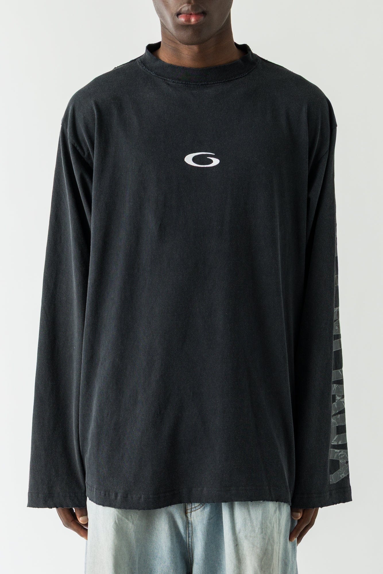 Balenciaga Collared Shirt In Black