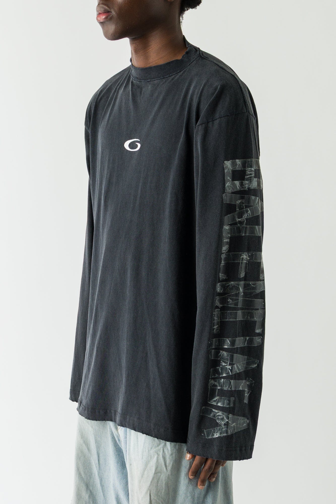 Balenciaga Collared Shirt In Black