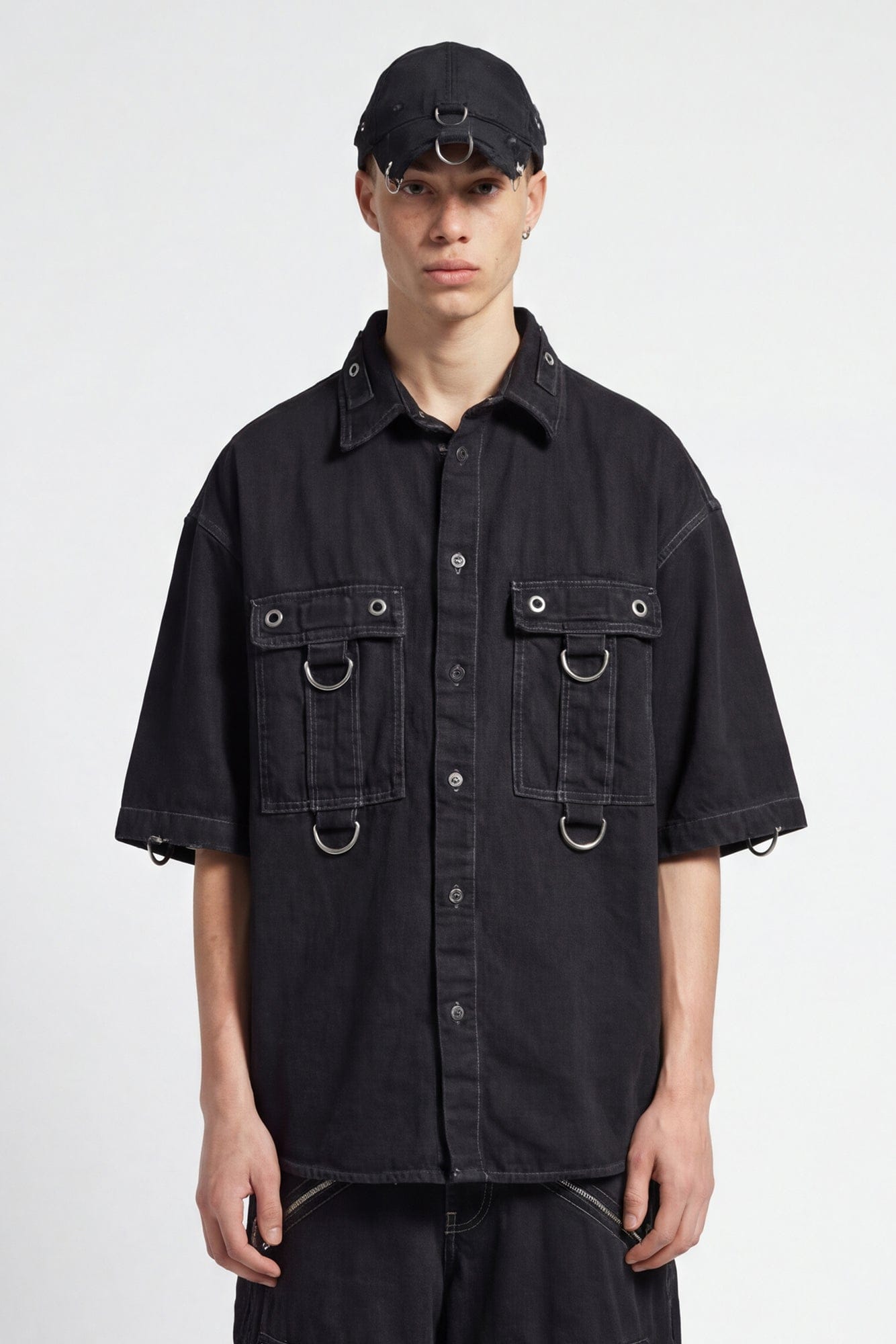 Balenciaga D-Ring Cargo Shirt